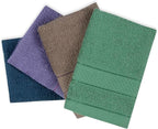 Casa Lino Face Towels & Body Wash Cloths for Showering - 100% Cotton Wash Cloths for Bathroom - Highly Absorbent & Quick Drying Washcloth Set - Cotton Washcloths 24 Pack (12" x 12") - (Multicolor II)