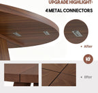 Miereirl Round Dining Table Set for 4, 43.31 Inch Round Kitchen Table and Chairs Set with Storage Shelf, Space Saving Dining Room Table Set, Modern Dining Set for Apartment, Kitchen, Dining Room