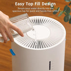 Airthereal 2 in 1 Air Purifier with Humidifier for large room up to 1325 ft², with 3-Stage Filters, Air Quality Monitor and Quiet Sleep Mode, Evaporative Humidifier with Auto Humidity Control, AEH300