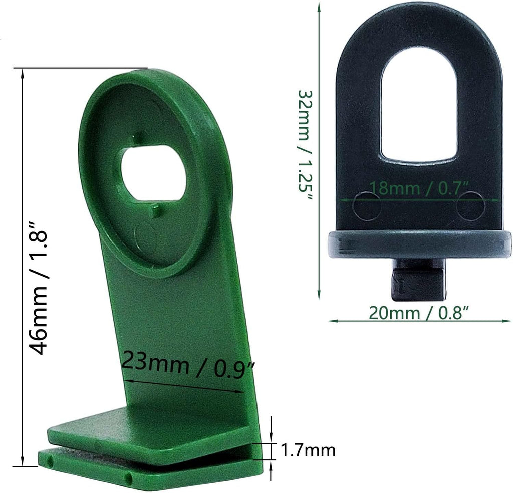 50 Full Sets Greenhouse Support Clip for Bubble Wrap Sunshade Net Insulation Shading Spring Summer Winter