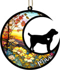 Personalized Dog Memorial, Custom Name Central Asian Shepherd Dog Christmas Ornament with Name, Custom Breeds, Pet Loss Light Catcher, Gifts for Lovers Loss of Pet Sympathy on Mothers Day Christmas