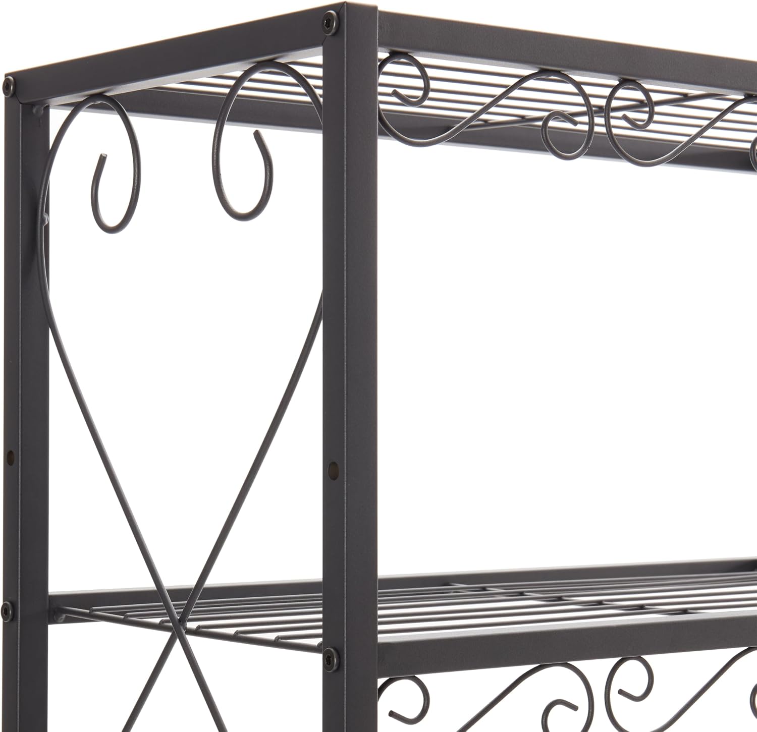 Queen Bed e with 2 Nightstands Headboards with Storage Cabinet, Headboard with Shelves, Bookcase Headboard Queen Easy Assembly for Bedroom Iron and Wood Rustic Brown