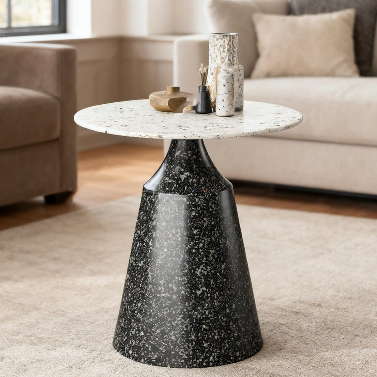 Bedside Table, Living Room Side Table or Corner Table, Small Balcony Table, Small Coffee Table, Bedside Cabinet