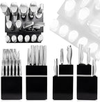 15-Piece Ultra Sharp Kitchen Knife Set with Wooden Block