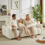 79.5" Boucle Sofas for Living Room, 3-Seater Couch for Apartment, Beige