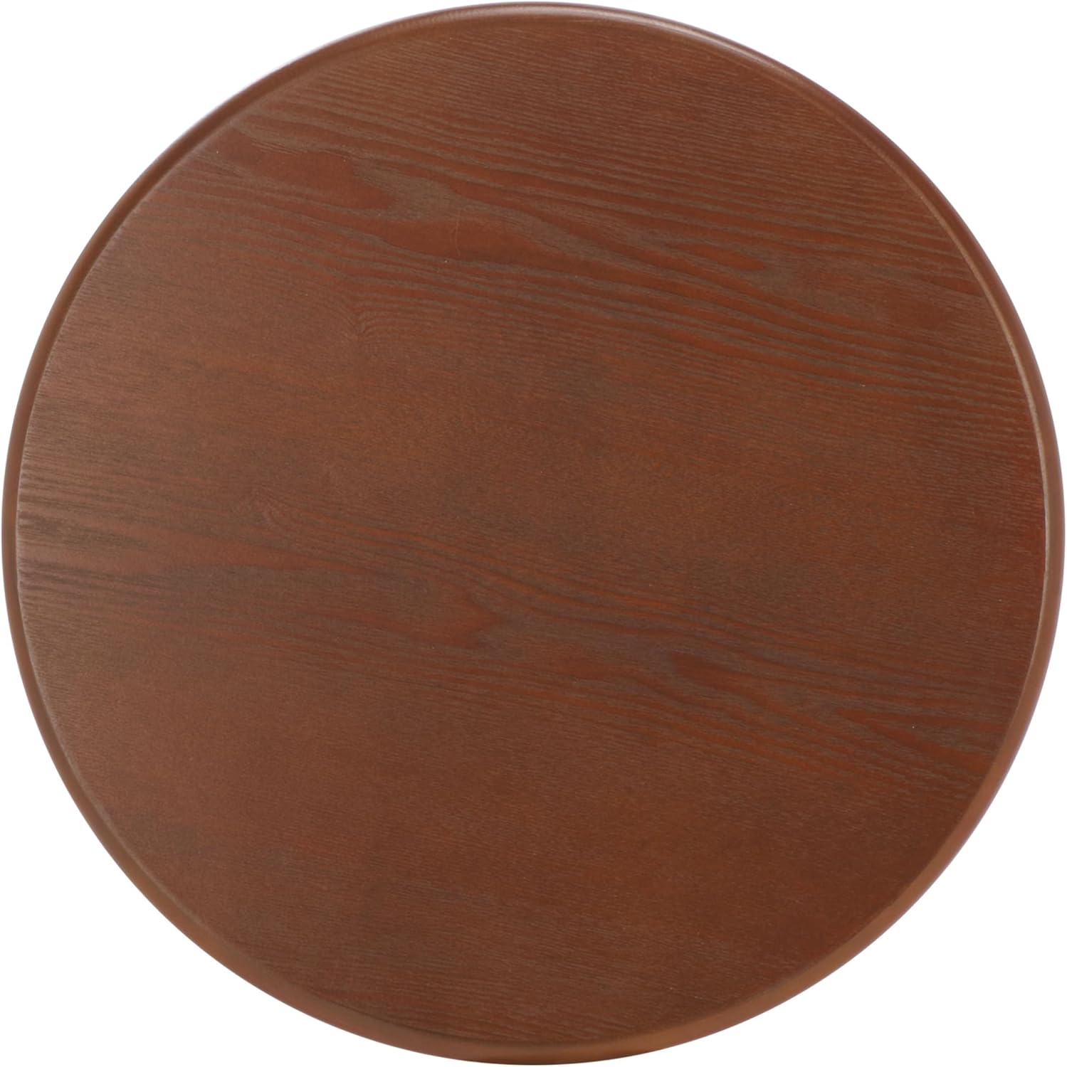 SAFAVIEH Home Collection Alanka Walnut Brown 2-Leg Round Top End Table