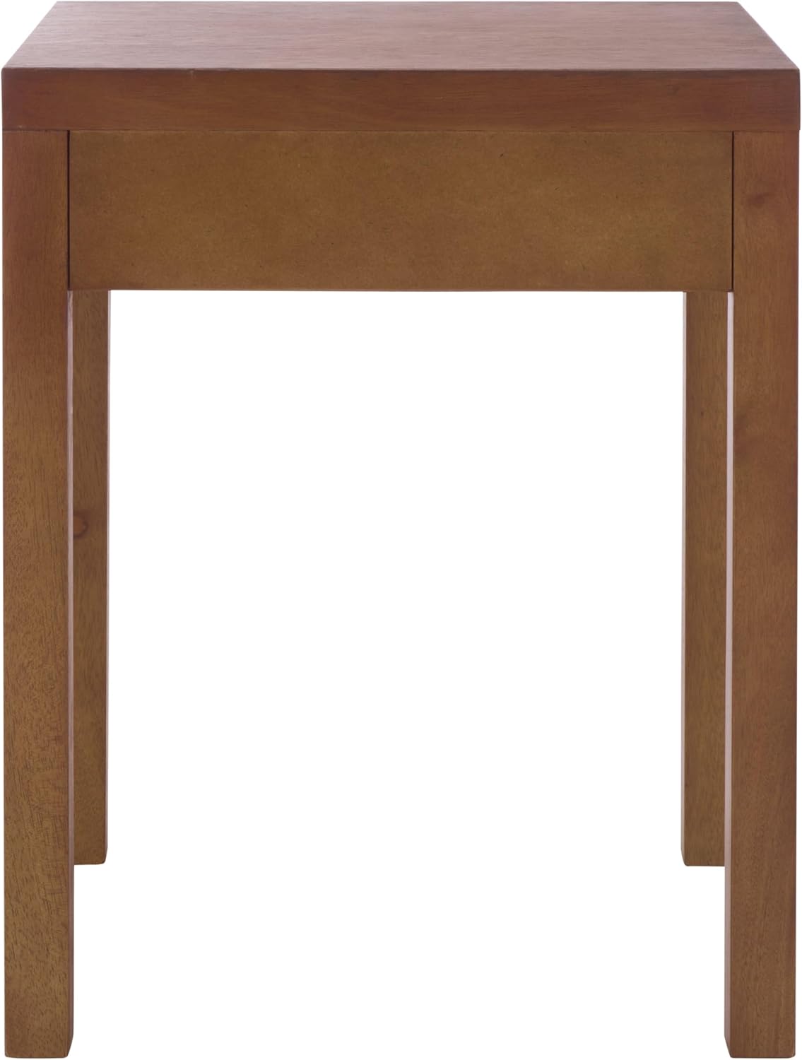 SAFAVIEH Home Collection - Kannie Dark Oak Accent Table, 1 Drawer Side Table, Scalloped Apron Detail, Fully Assembled (ACC6614A)