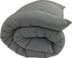 D&D Futon Furniture Cotton/Foam/Polyester Queen Size Traditional Japanese Floor Rolling Futon Mattresses 3x60x80, Gray