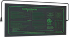 iPower Waterproof Seedling Heat Mat 10" x 20", ETL Certified Durable Germination Heating Pad, for Seed Starting Propagation