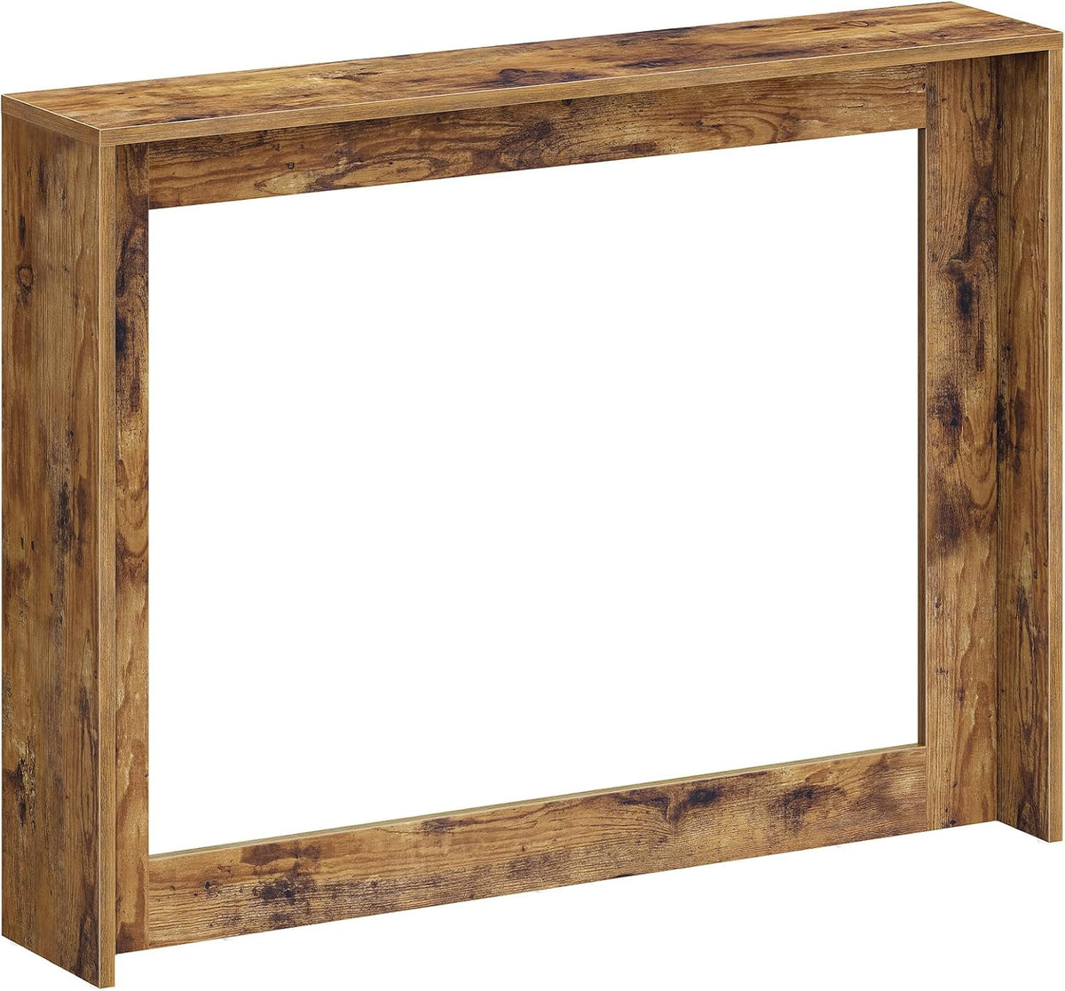 YATINEY Narrow Console Table, 39.4'' Small Farmhouse Entryway Table, Wooden Console Table Entryway, Slim Farmhouse Couch Table Behind Sofa for Living Room, Hallway, Foyer, Rustic Brown CT36RB