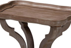 Baxton Studio Yannick French Country Antique Brown Wood End Table