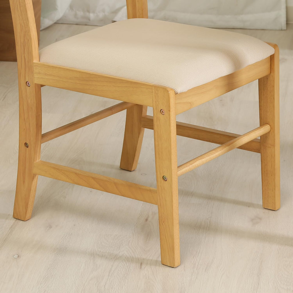 Fuji Boeki 93004 Dining Chair, Natural, Natural Wood, Malt