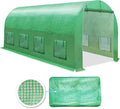 BenefitUSA Cover Canopy Replacement for Larger Green House 16'x7'x7' Walk in Outdoor Plant Gardening Greenhouse Cover