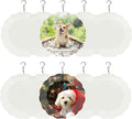 10 Pack Sublimation Wind Spinner Blanks 6 Inch Wind Spinners Sublimation Blanks 3D Aluminum Metal Wind Spinners for Yard and Garden Indoor Outdoor Window Porch Decoration Round (10 Pcs 6 Inch)
