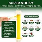 Gideal 2-Pack Yellow Sticky Fly Traps Pest Control for Indoor/Outdoor Use, Gnat Trap for Flying Plant Insect