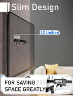No Stud No Drill TV Wall Mount for 22-55 Inch Smart TVS up to 100lbs | Studless Drywall TV Mount, Flush Wall Mount, 1.2" Low Profile Fixed TV Bracket, Max VESA 400x400 mm, No Damage, Easy Install