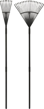 Yard Butler World’s Greatest Rakes | Heavy Duty All Steel Rake with Ergonomic Garden Claw, Free-Floating Tines & Long Metal Handle – Lawn, Yard, Bed, Landscape for Leaves, Grass & Debris,, Bundle Pack