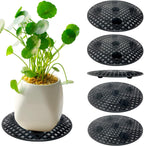 6PCs Plant Risers for Pots Indoor, Plant Stands, Pack Plant Elevator for Prevent Rot and Damage on Patio Deck, 11.8 inch Big Heavy Duty Plastic Plant Stands (6Pcs)
