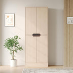 Housoul 71" Tall Kitchen Pantry Cabinet with 4 Doors, Oak | Pantry Storage Cabinet with Adjustable Shelves, Freestanding Kitchen Pantry Cabinet, Cupboard Larder Cabinet for Dining Room