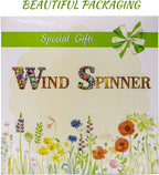 3D Butterfly Wind Spinner for Outdoor Decor, 12 Inch Stainless Steel Metal Wind Sculpture, Weatherproof Garden Art for Yard, Patio, Unique Moving Spinner for Bird Lovers