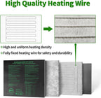 Seedling Heat Mat 20" x 20.75" Warm Hydroponic Plant for Indoor Gardening Germination Starting, Waterproof Durable