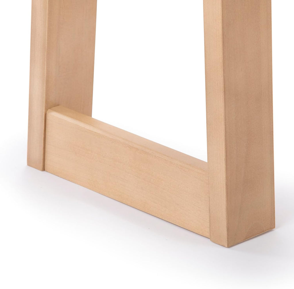 Plank+Beam Classic Console Table, 46 Inch, Blonde | Non-Toxic Finishes, Versatile Design, Elegant Details, Easy Assembly, Quick Setup, Solid Wood