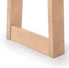 Plank+Beam Classic Console Table, 46 Inch, Blonde | Non-Toxic Finishes, Versatile Design, Elegant Details, Easy Assembly, Quick Setup, Solid Wood