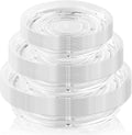 60 Pack Clear Plant Saucers for Indoors (4 6 8 Inch) Flower Pot Saucers for Potted Plants Plate Set Plant Trays for Indoors No Holes Plants Saucer Trays for Pots Drip Tray Plastic Tray for Succulent