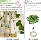 suddus Vine Lights for Bedroom 200 LED Ivy Curtain Lights Remote6.5x6.5ft | Ivy Curtain Lights, Remote Control, Indoor Outdoor Decor, For Bedroom Dorm Wedding Party Wall