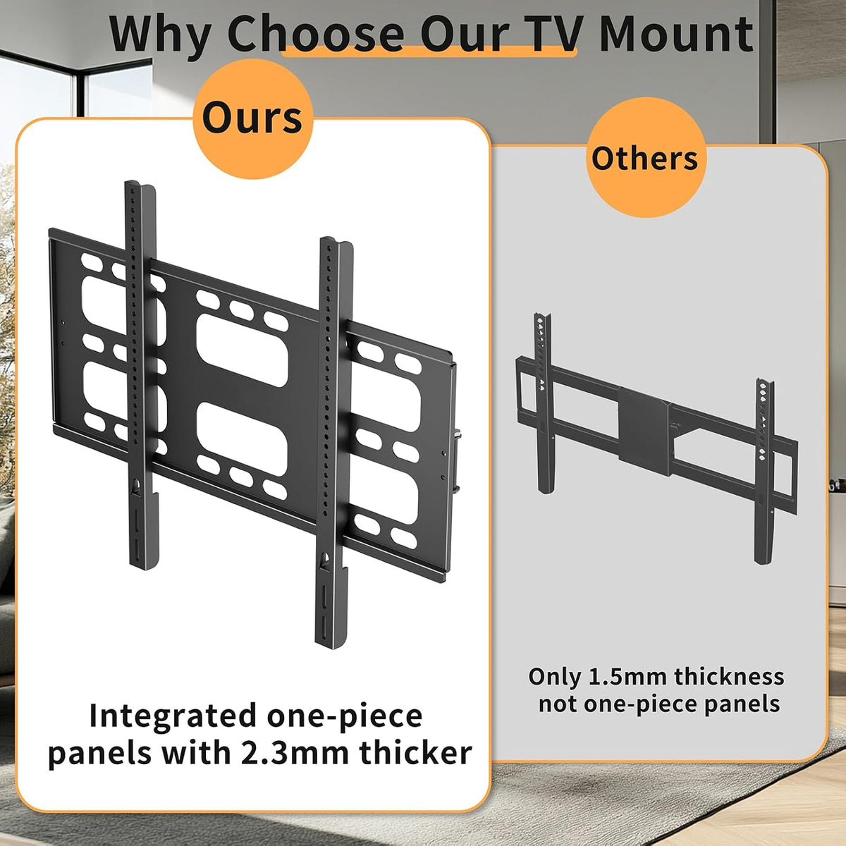 TV Wall Mount for 55-100 Inch TVs, Holds up to 264 lbs | Heavy Duty TV Mount with Extension,Wall Mount TV Bracket with Articulating Dual Arms,Max VESA 800 x 600mm ,VC-Z1688
