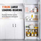 CIATRE 60" Tall Kitchen Pantry Cabinet - Freestanding Storage Cabinet with 3 Adjustable Shelves, 110LB Capacity, Soft-Close Doors, for Food, Dishes, Utensils (65.75" x 15.35")