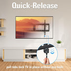 Mounting Dream Advanced Tilt TV Wall Mount for Most 42-90 Inch Flat TV | Universal TV Wall Mount Bracket with Full Extension up to 7 inch, Fits 16", 24", 32" Studs, Max VESA 800x400mm and 120LBS