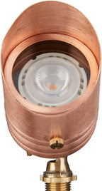 VOLT Fat Boy 12V Solid Copper Outdoor Spotlight for Low Voltage Landscape Lighting of Yard, Lawn, Garden, Patio, Trees & House