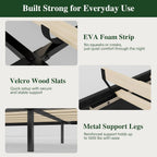 Queen Bed Frame with Extra Tall Headboard