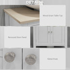 Under-Sink Bathroom Storage Cabinet with Adjustable Shelves