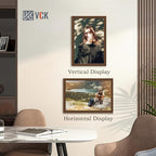VCK 16x24 Poster Frame Set of 4 - Brown, Gallery-Quality Wood Picture Frames, 1.1-Inch Wide Border, Polished Plexiglass, Vertical or Horizontal Wall Display for Photo/Art/Prints, Brown