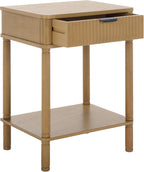 SAFAVIEH Home Collection Thurston Desert Brown 1-Drawer Accent Table