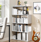 DWVO 5-Tier Geometric Bookshelf