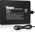 iPower Reptile Heat Pad 6X8 Inch 8W Under Tank Terrarium Warmer Heating Mat for Turtle, Lizard, Frog, Snake, Reptile, and Other Small Animals