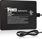 iPower Reptile Heat Pad 6X8 Inch 8W Under Tank Terrarium Warmer Heating Mat for Turtle, Lizard, Frog, Snake, Reptile, and Other Small Animals