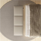 Modern Bedroom Bench Leathers, Upholstered End of Bed with Padded Seat and Metal Legs, Modern Indoor Footrest for Entryway Living Room, Bedrooms Entryway(Beige)