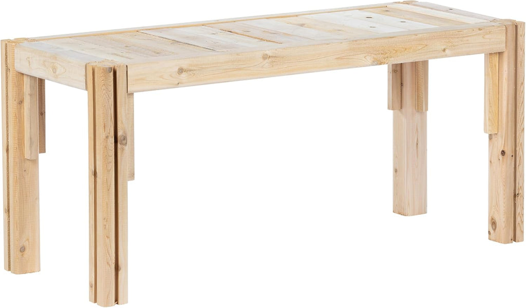 Greenes Fence Cedar Storage Shelf, 44 in. x 16 in. x 20 in. - Made in USA with North American Cedar