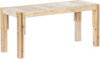 Greenes Fence Cedar Storage Shelf, 44 in. x 16 in. x 20 in. - Made in USA with North American Cedar