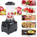 DNYSYSJ 2200W Household Kitchen Countertop Blender Mixer Juicer Machine 6 Blades Smoothie Blender Food Mixer with 2L Capacity Jar