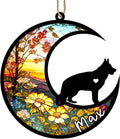Personalized Dog Memorial, Custom Name German Shepherd Dog Christmas Ornament with Name, Custom Breeds, Pet Loss Light Catcher, Gifts for Lovers Loss of Pet Sympathy on Mothers Day Christmas