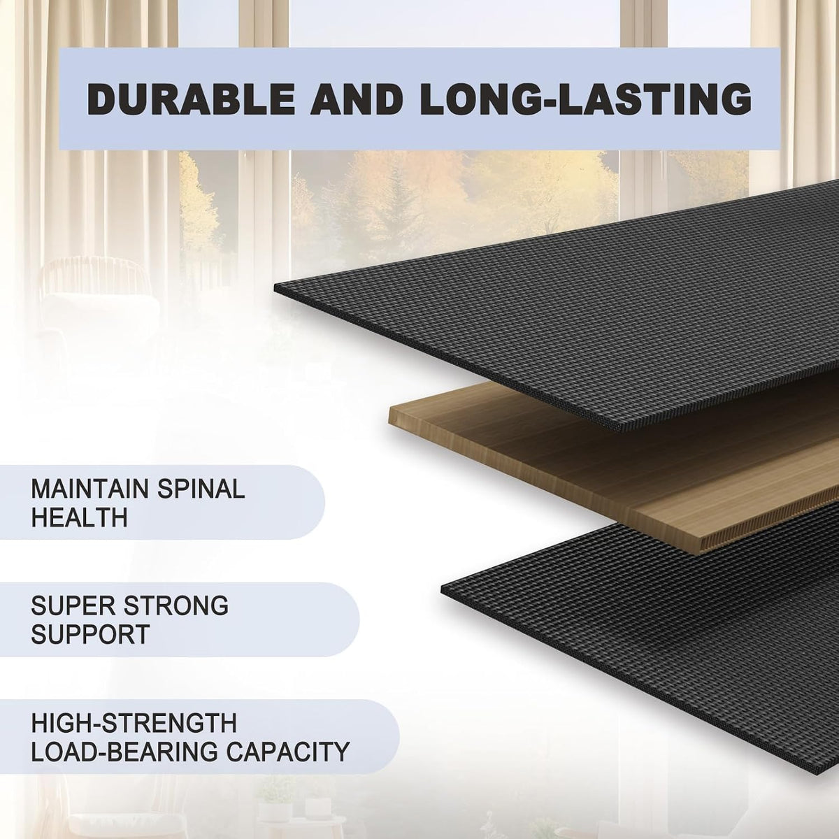 10mm Thickened Sofa Support Pad, 21.5X78'' Breathable, MoistureProof with Anti-Slip Dots Design