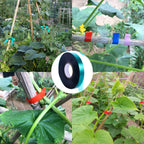 3 Rolls 150 Feet Stretch Tie Tape 0.5 Inch Garden Tie Tape Thick Plant Ribbon Garden Green Vinyl Stake for Indoor Outdoor Patio Plant Use