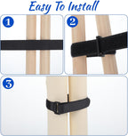 12 Pcs Sectional Sofa Strap for Couches, Heavy Duty Nylon Couch Connectors with Anti-Slip Grip, No Tools Needed to Lock Sliding Sofa Sections & Prevent Gaps