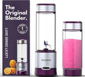 Portable Blender For Smoothie & Juices, Portable Juicer mixer grinder, baby food blender, Type C, 5000 mah battery, Smoothie maker blender, 450ml, Stainless Steel, 240 Watts, Grey