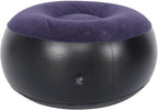Round Footrest Stool, IndoorOutdoor Camping Outdoor Mattress Inflatable Ottoman for Camping Backyard Patio Garden Home